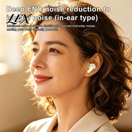 Adjustable EQ Sound Headphones 3-in-1 Wireless Earbuds with Chargeable Power Bank Case, 3 Pairs Interchangeable Clip/in-Ear/Sleep Portable Charging