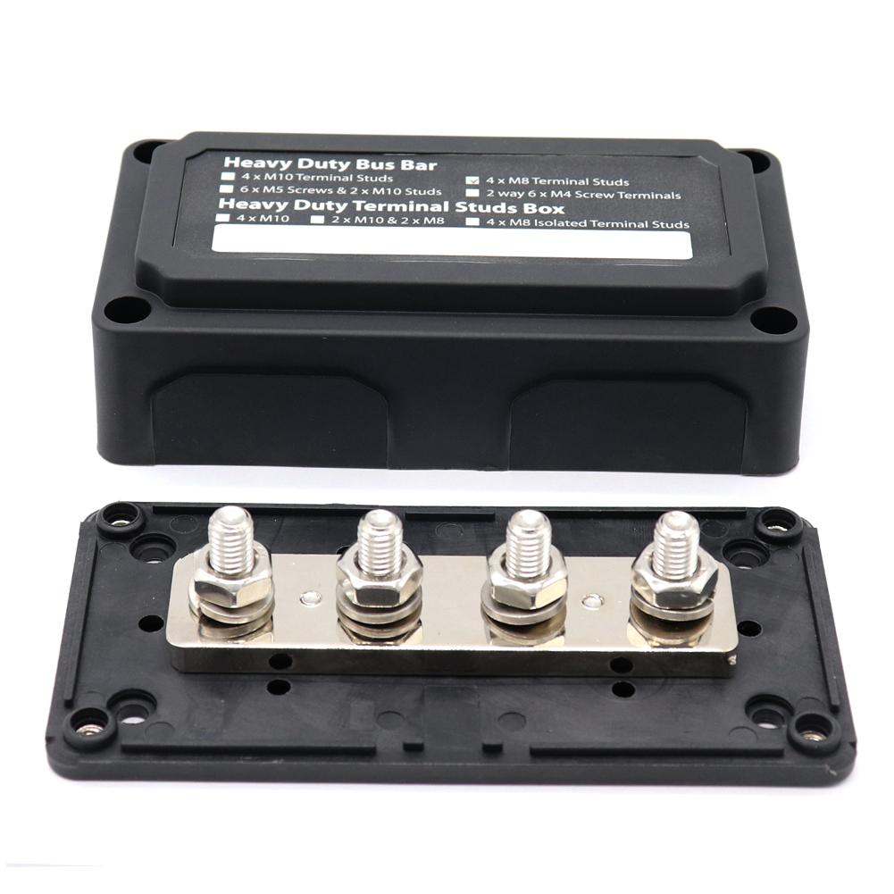 300A Busbar Cable Organizer Box 4 Way Power Accessories for Ships Yachts