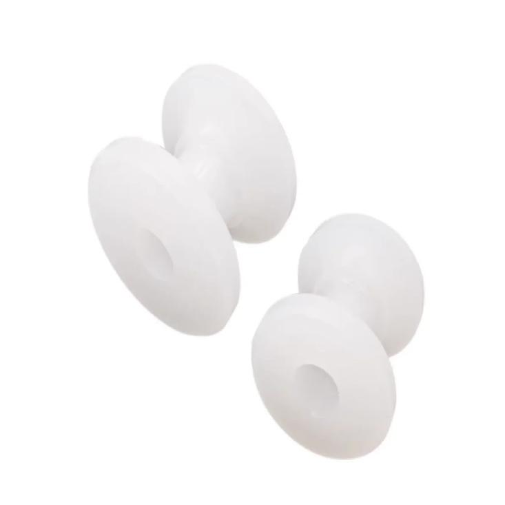 ISURE MARINE 2Pcs 18MM Transparent Bow Anchor Roller Replacement Wheels Bow Roller For Marines Boats Yachts Kayaks