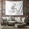 Vintage Bicycle Tapestry Wall Hanging Bohemian Decor Cycling Art Room Aesthetic Dorm Wall Decor Mountain Bike Lover Gift Modern