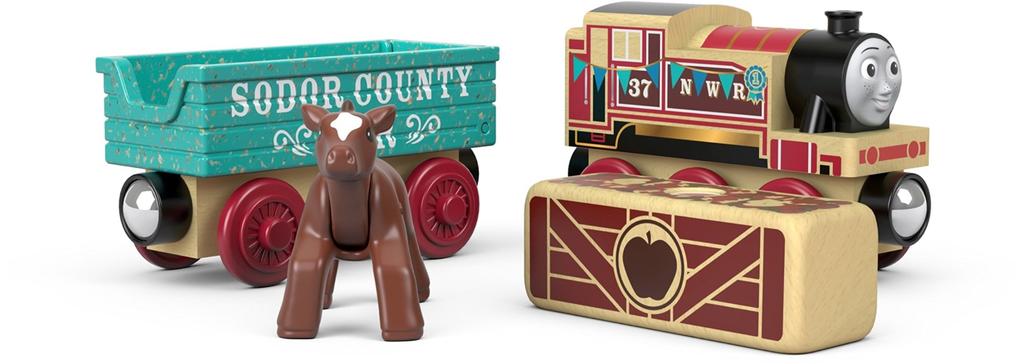 Thomas the Tank Engine Wooden Rail Series Rosie and Reward Pony FHM67