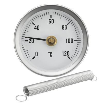 Termometro per tubi a clip da 63 mm Indicatore di temperatura con molla 0-120º C