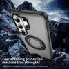 360°Rotation For Magsafe Magnetic Bracket Case For Samsung S26 Plus S25 S24 S23 Ultra Shockproof Stand Holder Matte Clear Cover