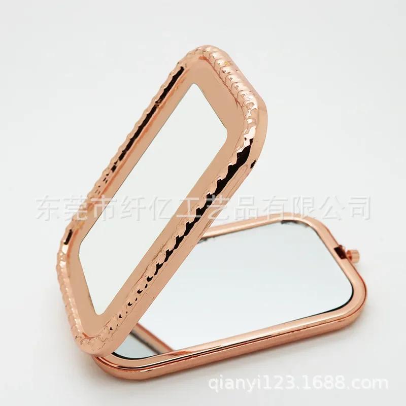 1pcs Portable Makeup Mirrors Metal 70mm Blank Round Compact Mirror For DIY Girl's Women Cosmetic Pocket Mirror Beauty Tools