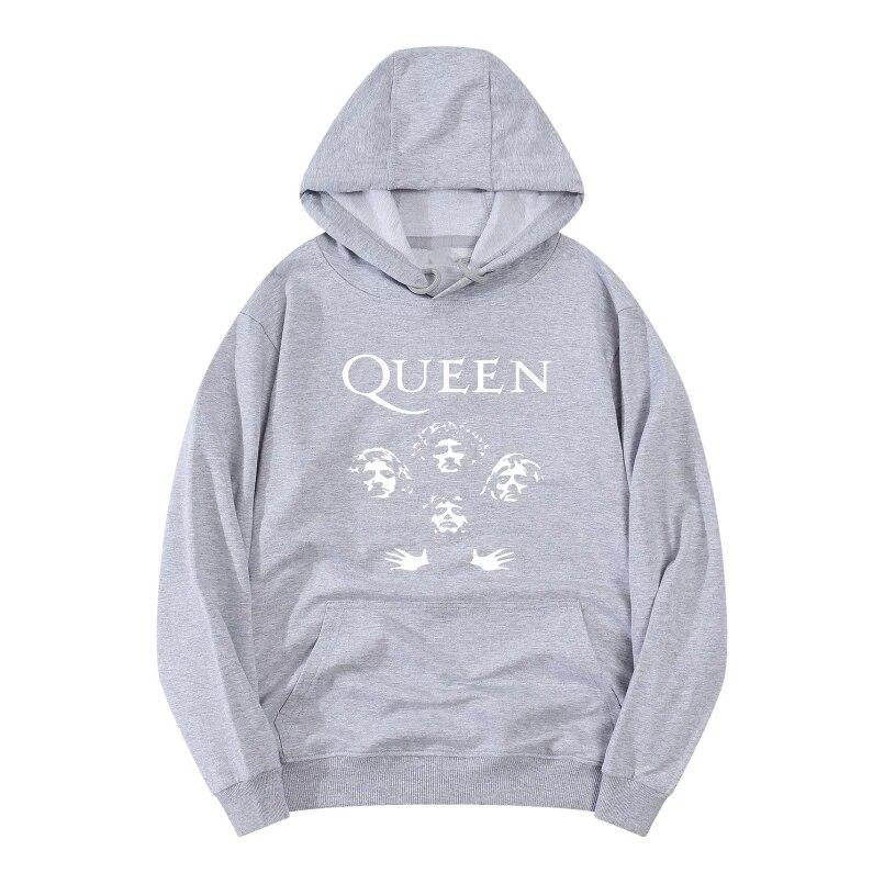 Music Legendary Rock Band Hoodies Queen Unisex Women Streetwear Hoodie Sweatshirts Harajuku Pullovers Unisex Tracksuits Clothing