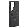 For Samsung Galaxy S25 Ultra Magnetic Case Kickstand TPU + PC Phone Cover Carbon Fiber Texture