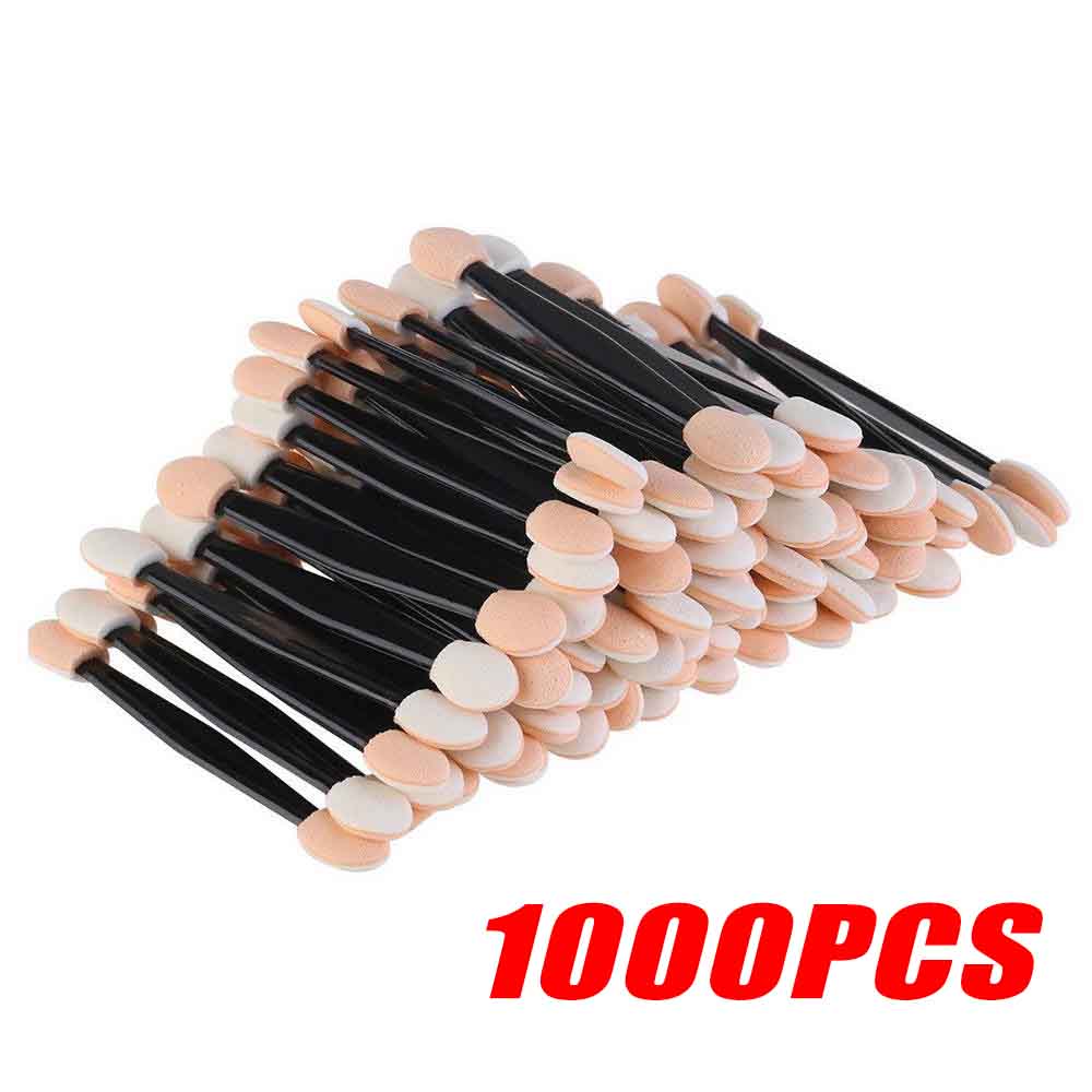 50/200/500/1000pcs Powder Brush Multifunctional eyeshadow Brush Portable  Double Ended Sponge Nail Art Makeup Manicure Tool