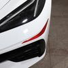 Red Carbon Front Bumper Lip Corner Cover Trim Sticker For Corvette C8 -25