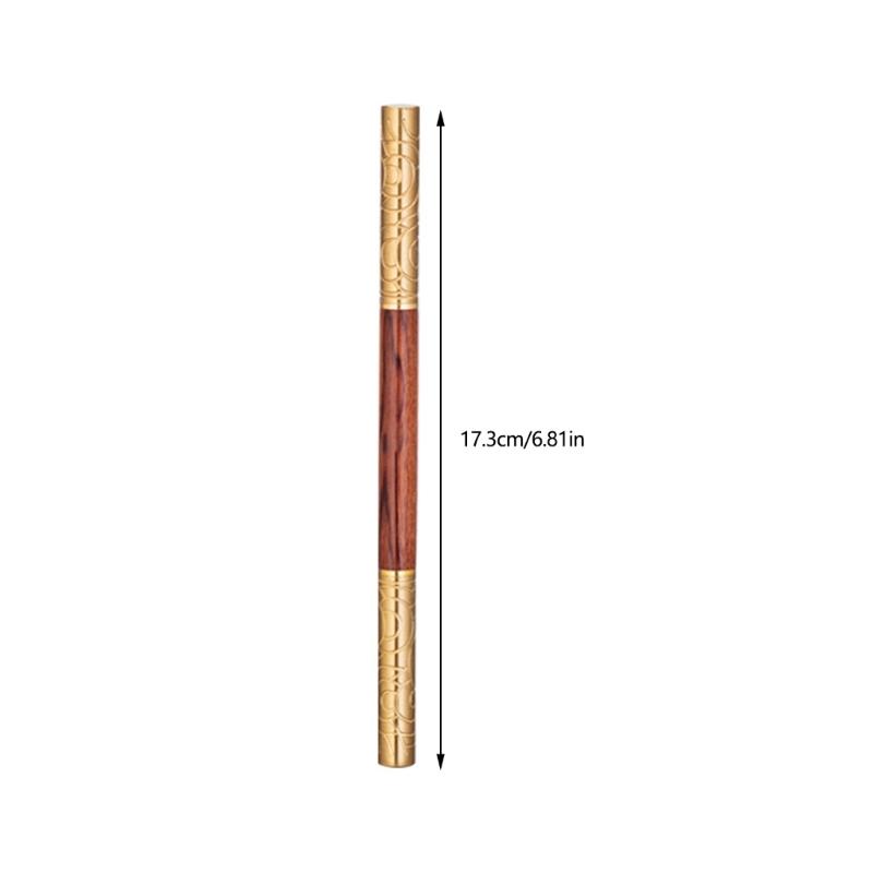 Wooden Handle Stainless Steel Tip Coffee Latte Art Pen for Professional and Beginner Baristas Creating Intricate Designs