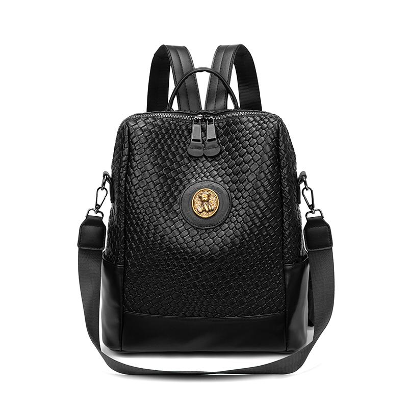 Weicher Lederrucksack Damen Tasche Tasche Damen Große Kapazität Reise Rucksack KTB
