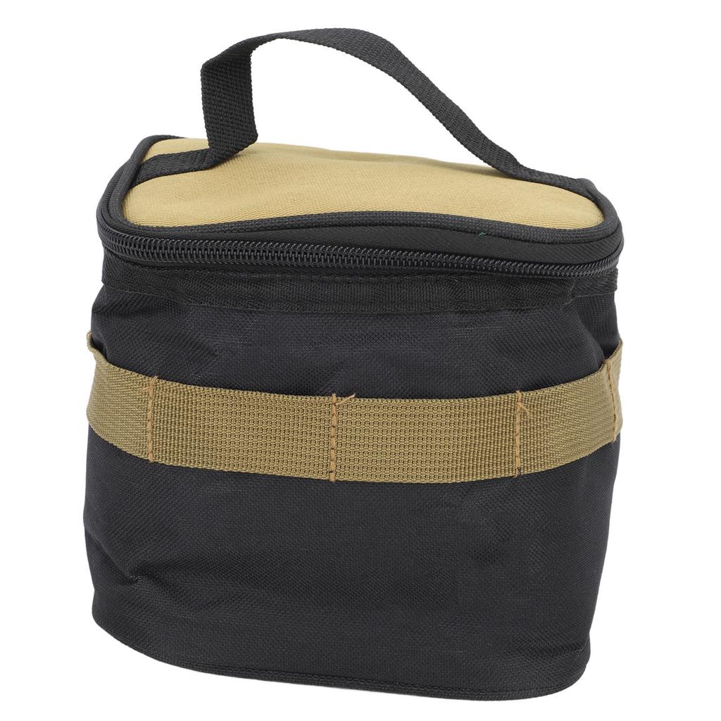 Spice Jars Storage Bag Large Capacity Stylish Look Lightweight Portable Oil Bottle Storage Bag for Picnics Traveling