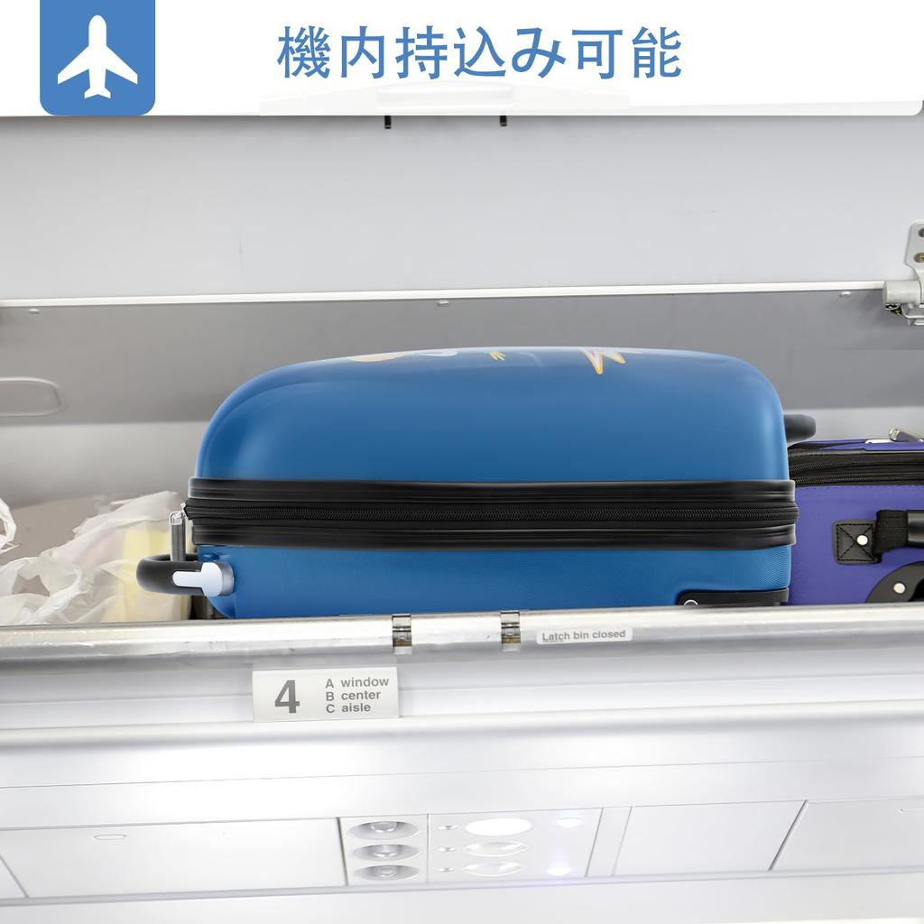 Kids Carry Kids Carry Carry Case [GIANTEX] Carry, Children's Carry, Children's Suitcase, Case, Carry-on Capable, Cute, Case, Children's (Navy)