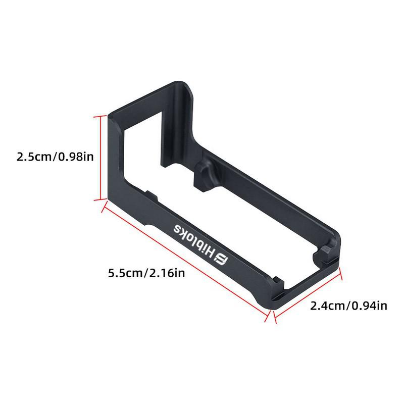 DJI Osmo Action 2 Cold Shoe Mic & Light Extension Piece - Aluminum Alloy by RCSTQ