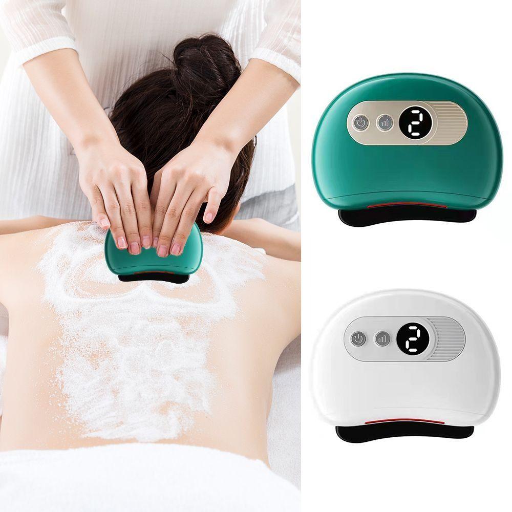 Large LCD Screen Electric Scraping Board Relieve Fatigue Gua Sha Massager Facial Lifting