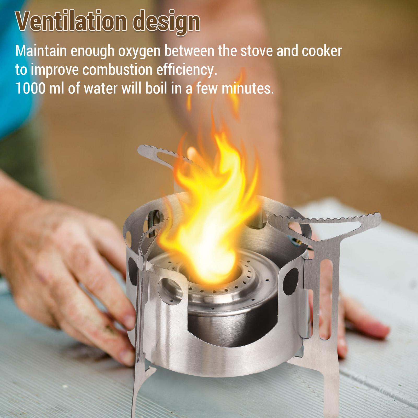 Мини-спиртовая плита для кемпинга — фото 8