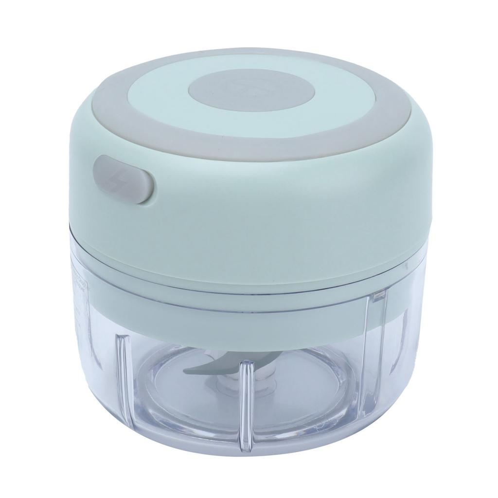 100ml Elektrischer Knoblauchhacker USB Wiederaufladbar Tragbarer Fleischwolf Zerkleinerer für Zuhause Küche Grün