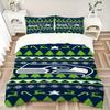 3Pcs Seattle Seahawks Ugly Sweater Bedding Sets For All Sizes New 3D Printed Bed Cover Comforter Duvet Cover Pillowcase Bedroom Decoration