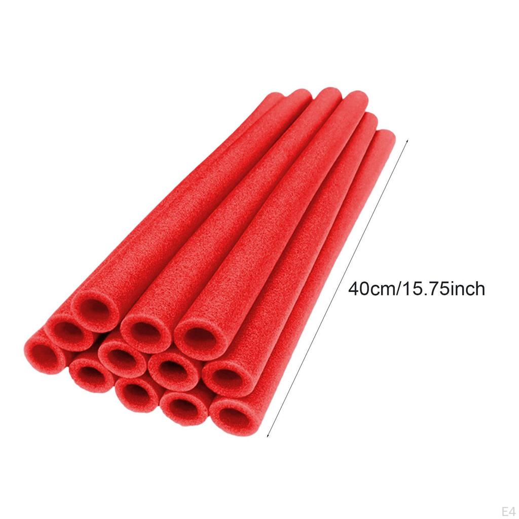 12 Foam Covers for Trampoline Poles, 40 Cm, Easy To Assemble, Portable, , Direct Replacement