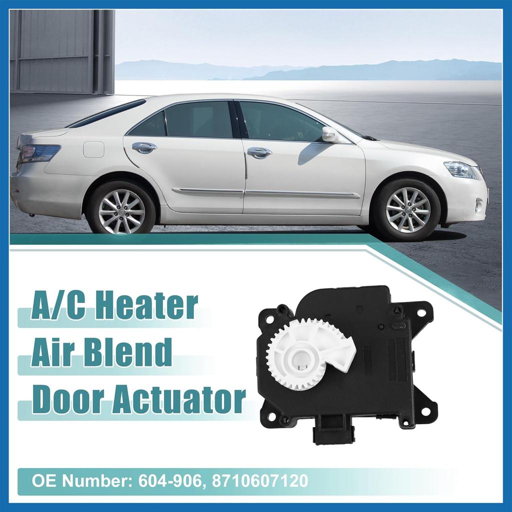 604-906 A/C Heater Air Blend Door Actuator for Toyota Avalon 2005-2018 for Toyota Camry 2007-2017 for Toyota Venza 2009-2016 for Lexus RX350 ES350