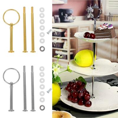 Cake Stand Party Rod 3 Tier Tray Accessories Baking