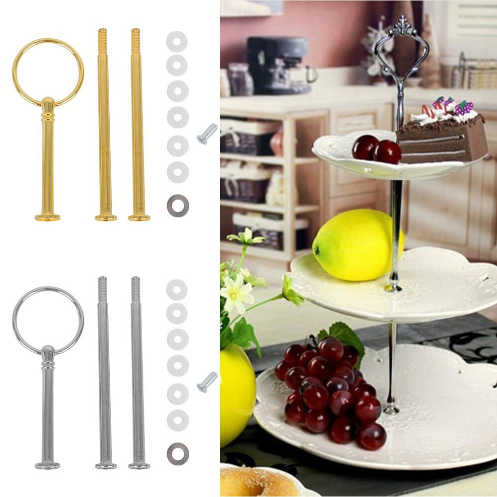 

Handle Cake Stand Rod 3 Tier Tray Accessories Baking золотий