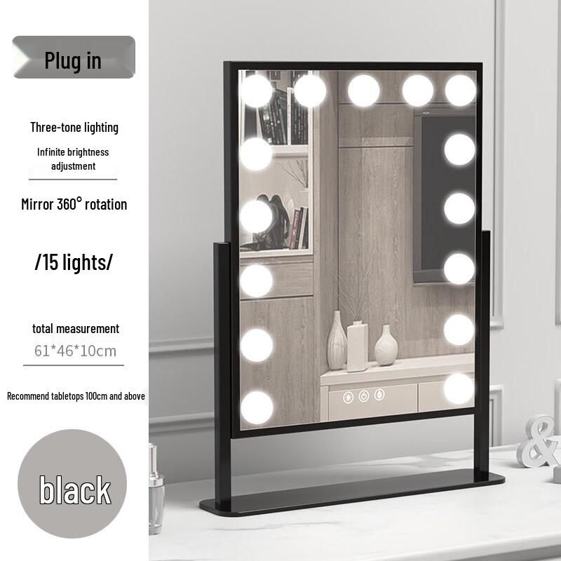 Yuzhuxun Desktop LED Makeup Mirror
