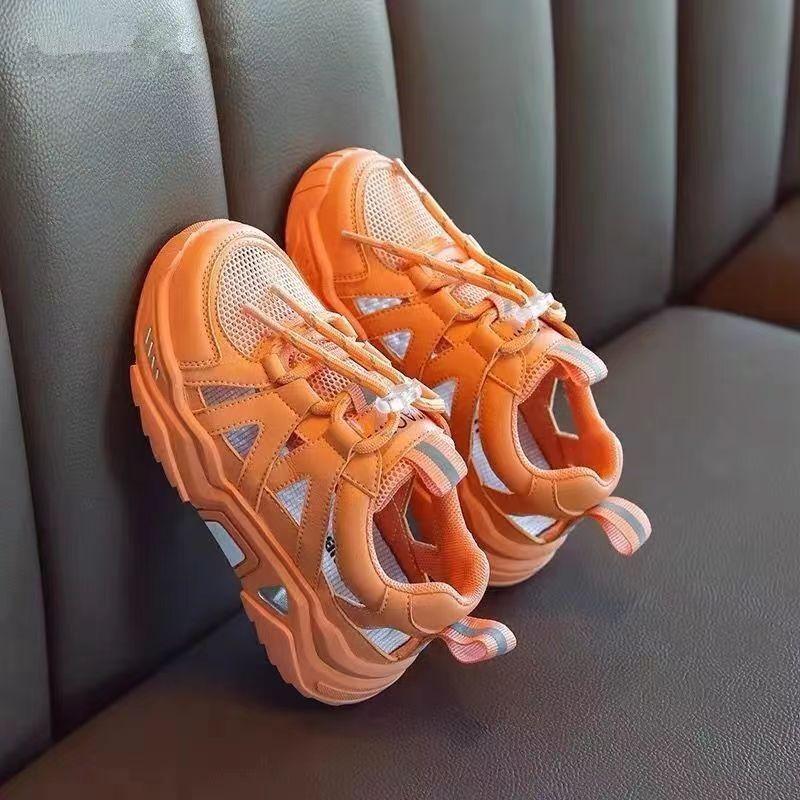 Summer Kids Shoes New Fashion Comfort Sneakers Soft Bottom Anti Slip Breathable Girls Shoe Casual Simple Retro Boy Shoe Tenis