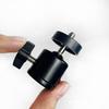 360° Rotating Universal Metal Phone Clip & Tripod Ball Head for Live Broadcasts & DSLR Cameras