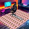 Custom Name Personalized Masha and The Bear Print Carpet, Versatile Home Decor Rug, for Playroom, Apartment, Balcony, Entryway, Hallway Gift