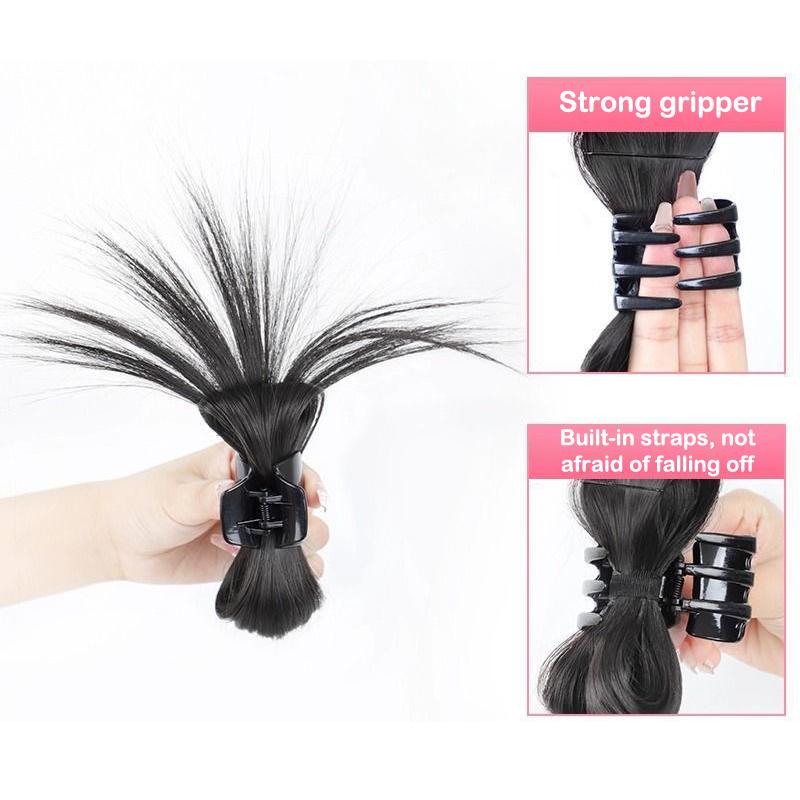

Trendy Geometric Plastic Hair Claw Clip For Women Temperament Acrylic Ponytail Barrettes Hairpin Hair Accessories Tool 2023 чёрный