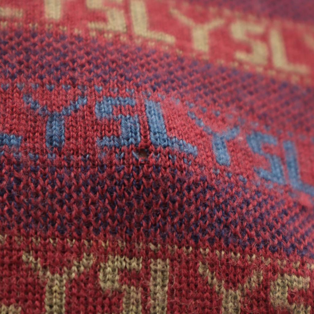 Yves Saint Laurent 90s Old Overall Handle Long Sleeve Sweater S Knit Women Used