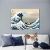 Original Kanagawa Surfing Katsushika Hokusai Canvas Painting Print Picture Poster Wall Bedroom Home Decoration No Frame