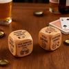 Handmade Wooden Decision Dice Dual Purpose For Quilting Sewing & Book Reading Lover Engraved Choice Cube Funny Desk Decor Gift