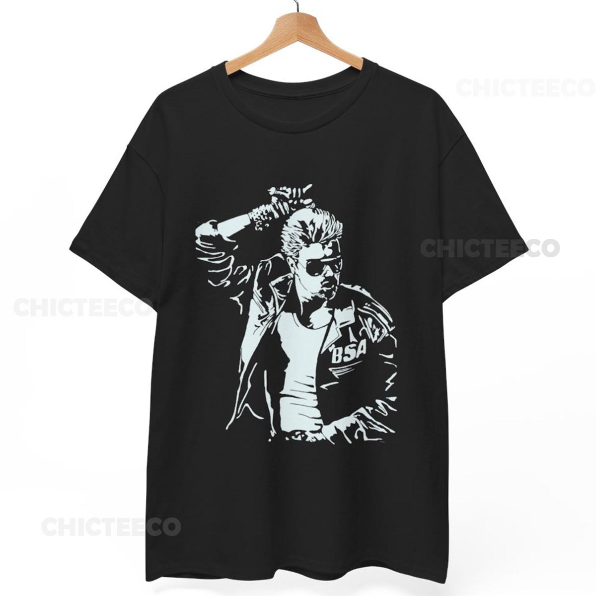 26 George Michael Shirt Wham Choose Life 80s Pop Music Icon Unisex Tee Unisex T-Shirt XXXXL