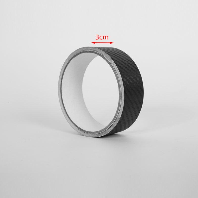 

3D Самоклеящаяся пленка под карбон для автомобиля: Защитная пленка от царапин для кузова, дверной и оконной отделки Length 1m