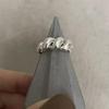 Women's Heavy Industry Retro Cable Knit Adjustable Band Ring