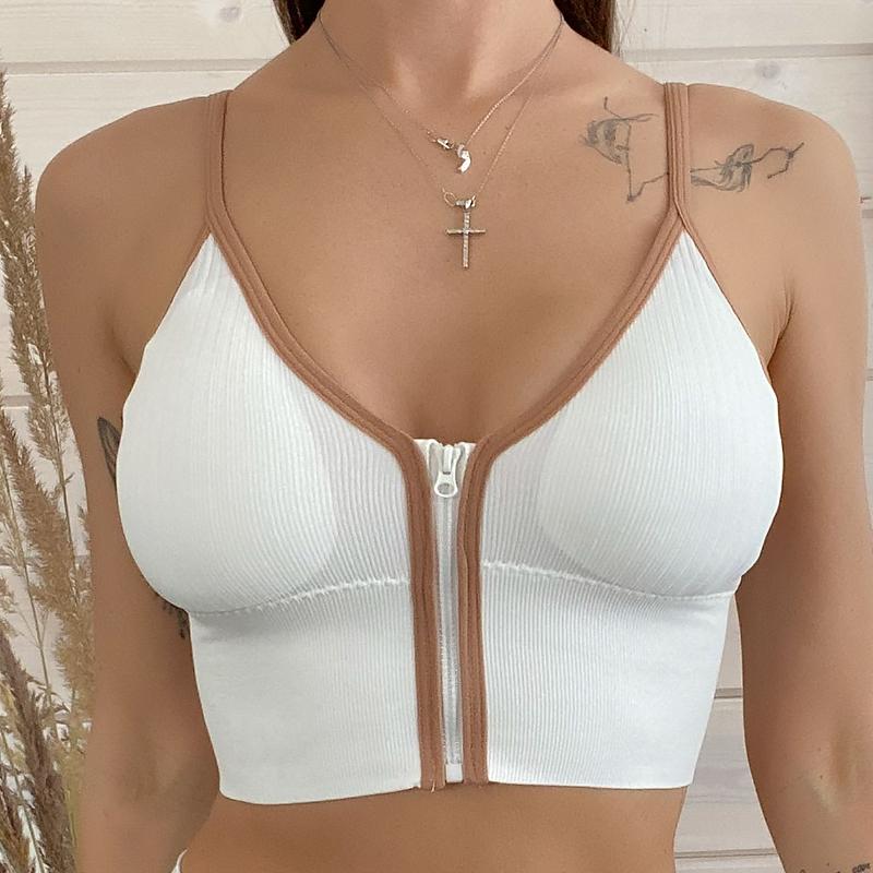 Reggiseno sportivo Crop Top Fitness Abbigliamento sportivo da donna Reggiseni sportivi femminili per palestra Fitness Intimo femminile Running Lingerie push up