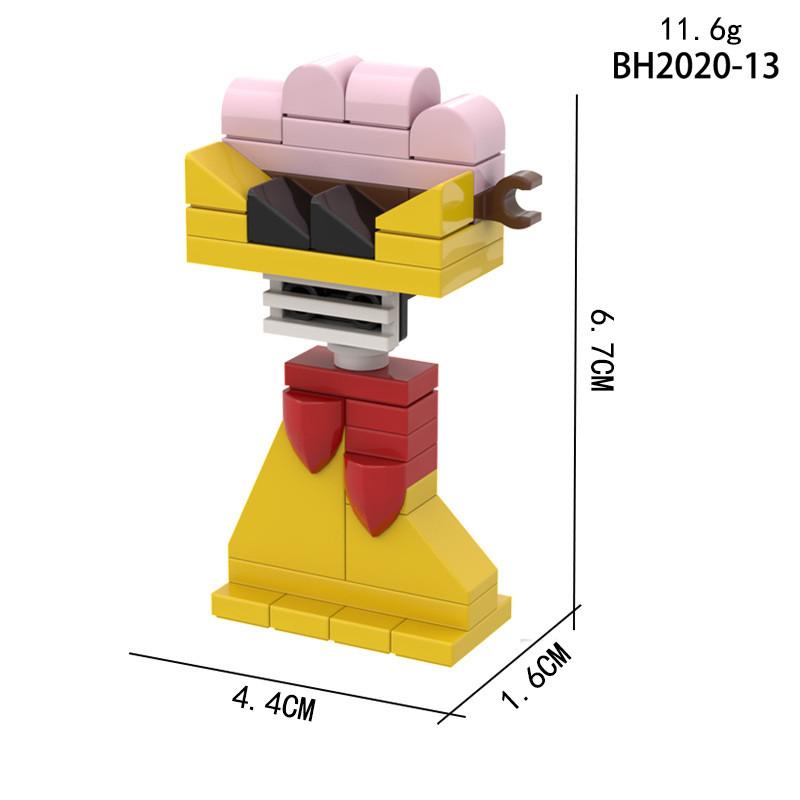 Sprunki Building Blocks Assemble Toy Doll Game Display Model Gift Decoration