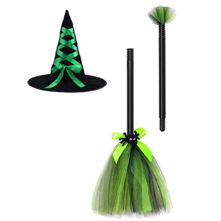 Halloween Broomsticks Witch Hat Household  Festival Holiday Party Background