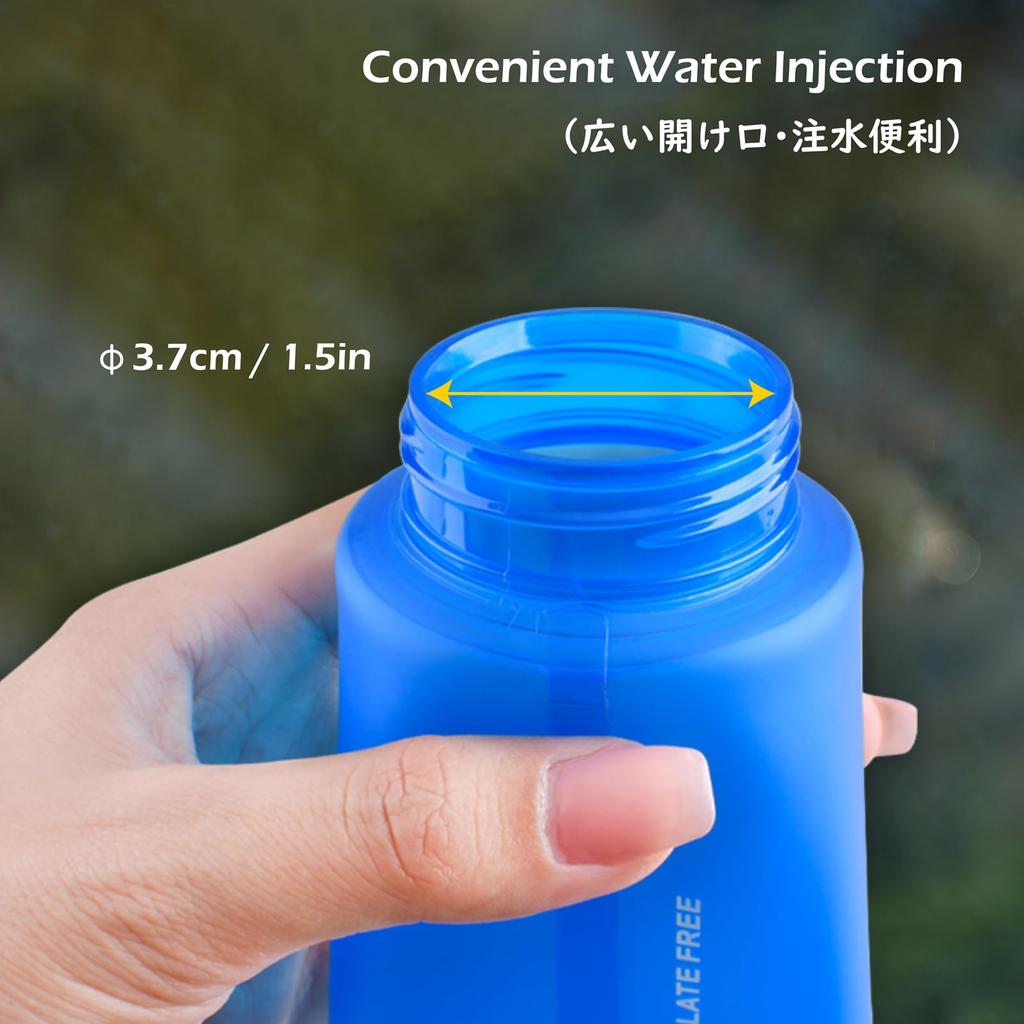 TRIWONDER Soft Flask Hydration with Dustproof for Trail and Mountaineering One Bottle, 500ml, Foldable, Cap, Lightweight, Running, Marathons, Hiking,