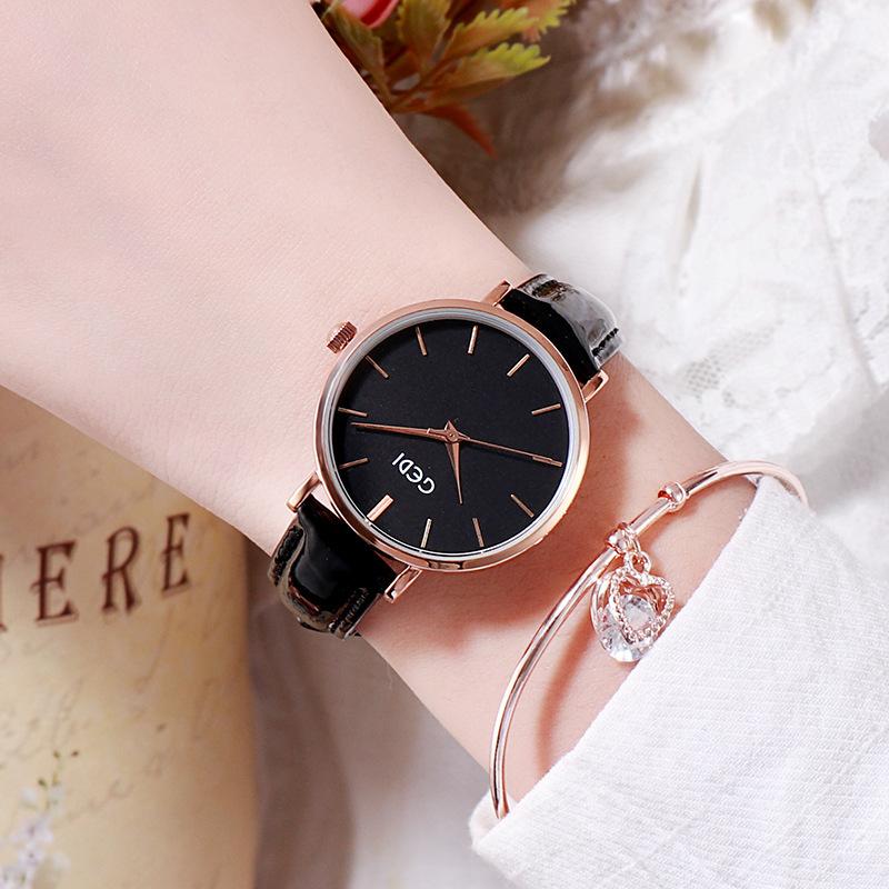 Fashion Trend Ladies Watch Sweet And Fresh Belt Temperament Women'S Wrist Watch