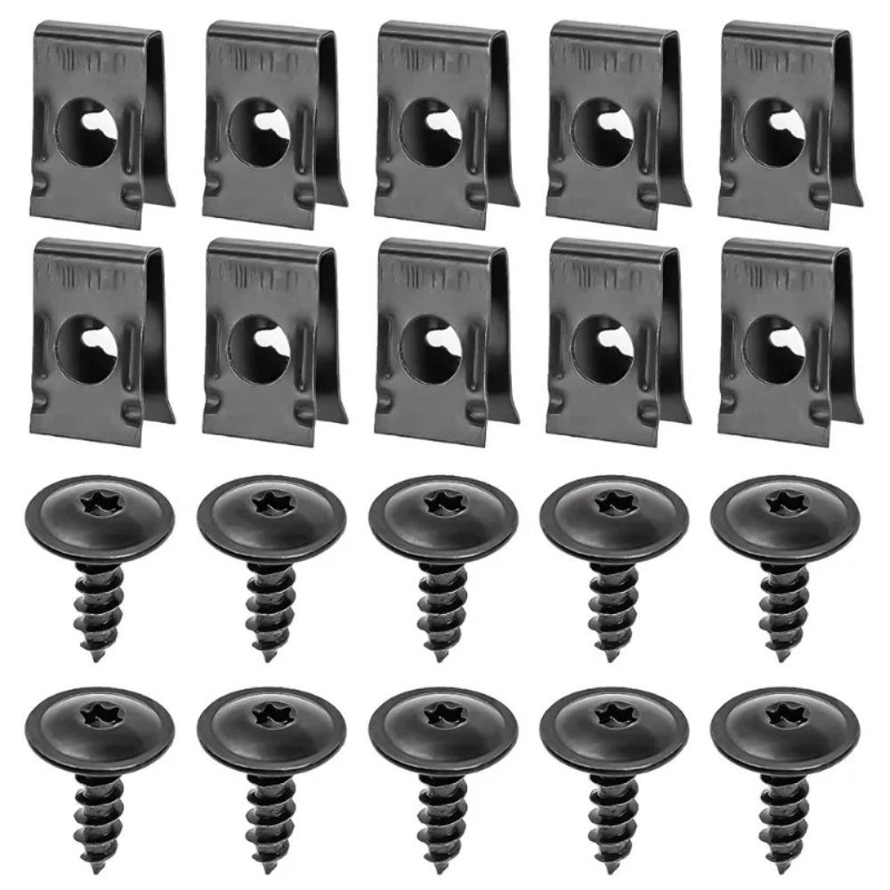 U-shaped Spacers Screw Tapping Fastener Metal Self-Tapping Screws Kit New Screw Buckle