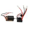 RC Motor ESC Combo Brushed 540 Motor High Torque 60A Speed Controller Low Noise Powerful RC Car Accessory for 1 14 1 10