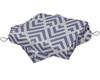 Vargottam Perfect Outdoor Indoor Square Corner Seat Cushions Water-Resistant Lounge Chair 18.5" X 16" Home Office Patio Furniture