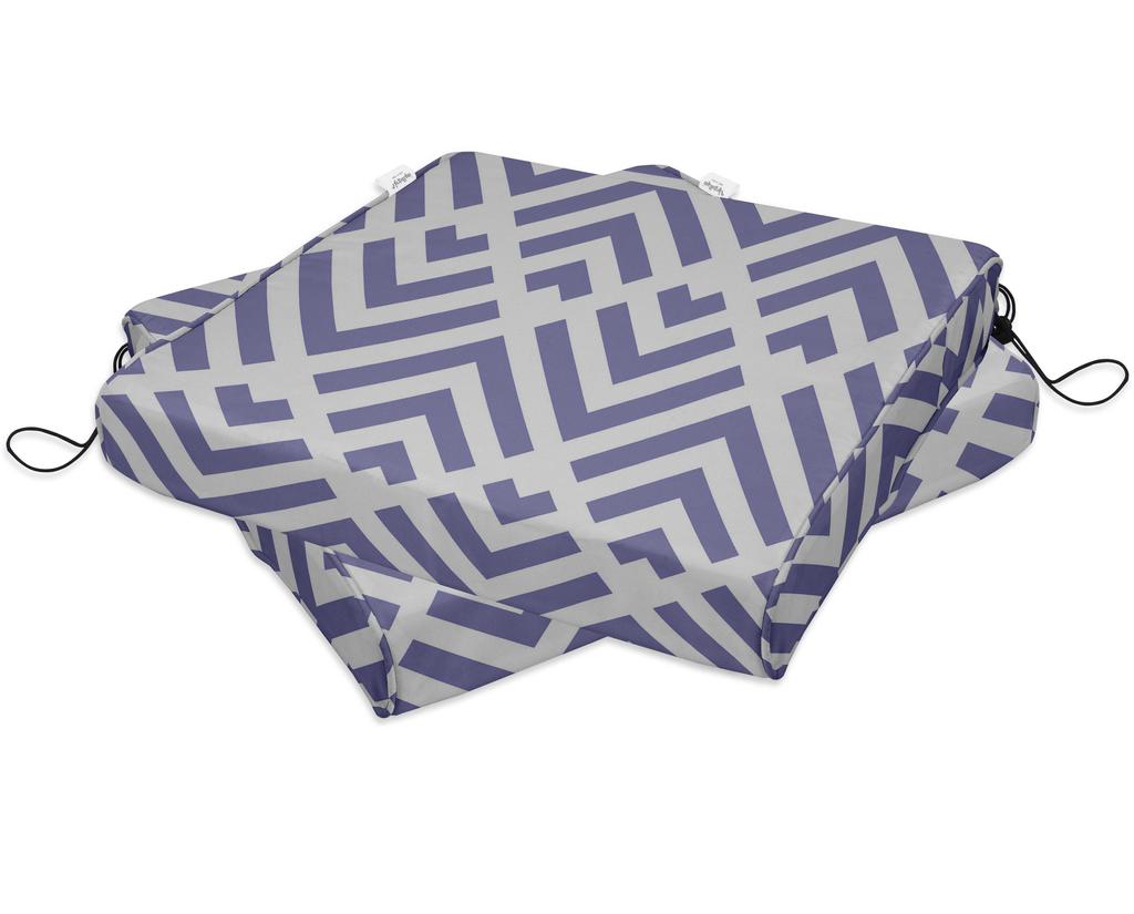 Vargottam Perfect Outdoor Indoor Square Corner Seat Cushions Water-Resistant Lounge Chair 18.5" X 16" Home Office Patio Furniture