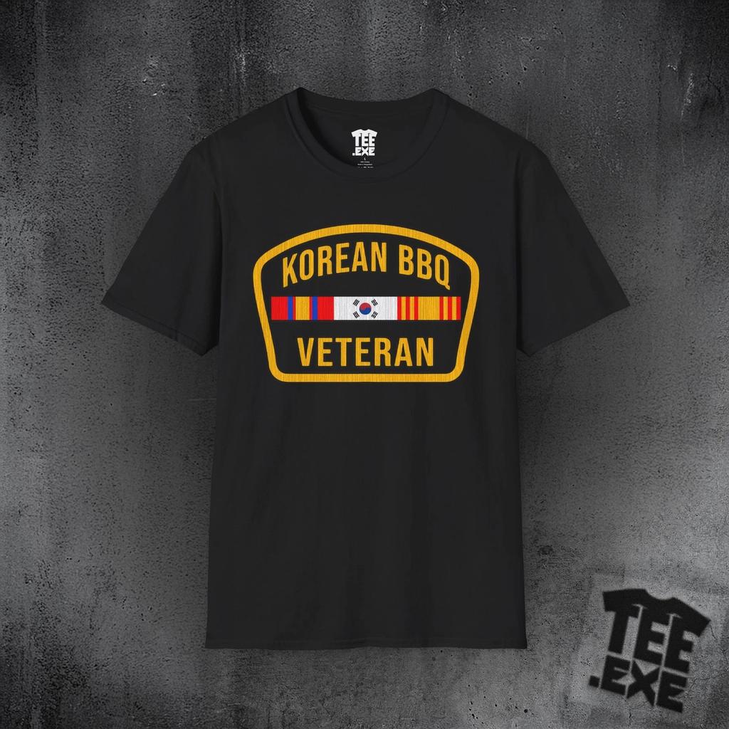 Korean BBQ Veteran, Unisex Softstyle T-Shirt