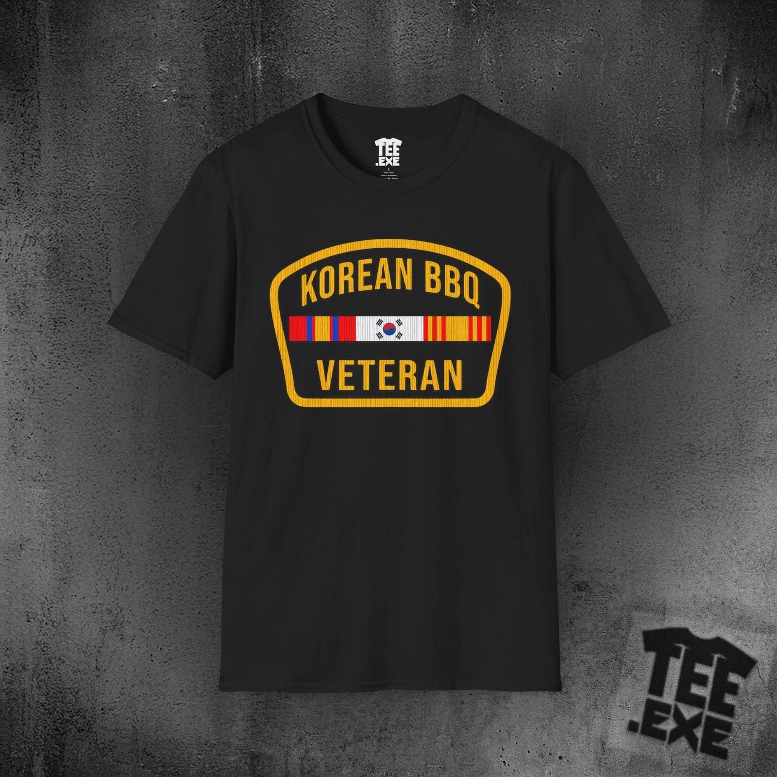 Korean BBQ Veteran, Unisex Softstyle T-Shirt 3XL