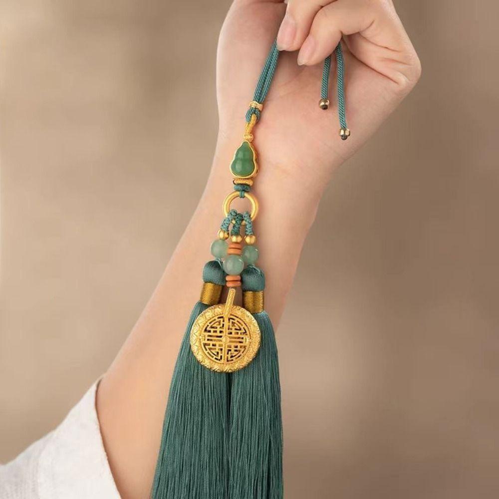 

Удача Украшение зеркала заднего вида Китайский стиль Автоаксессуары Автоинтерьер