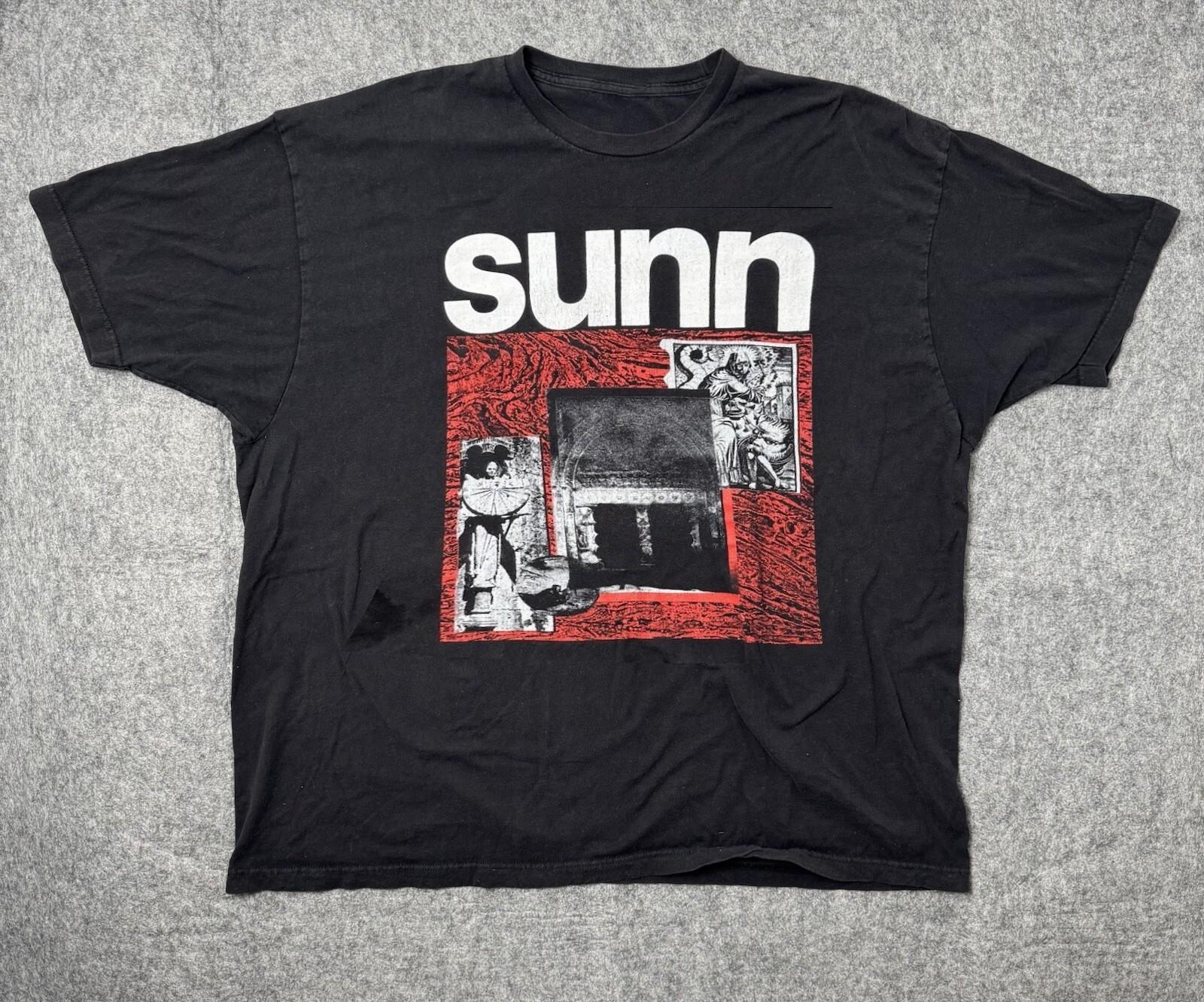 VTG Sunn O))) Band Concert T-shirt Size All S to 5XL 2F1039 XXL