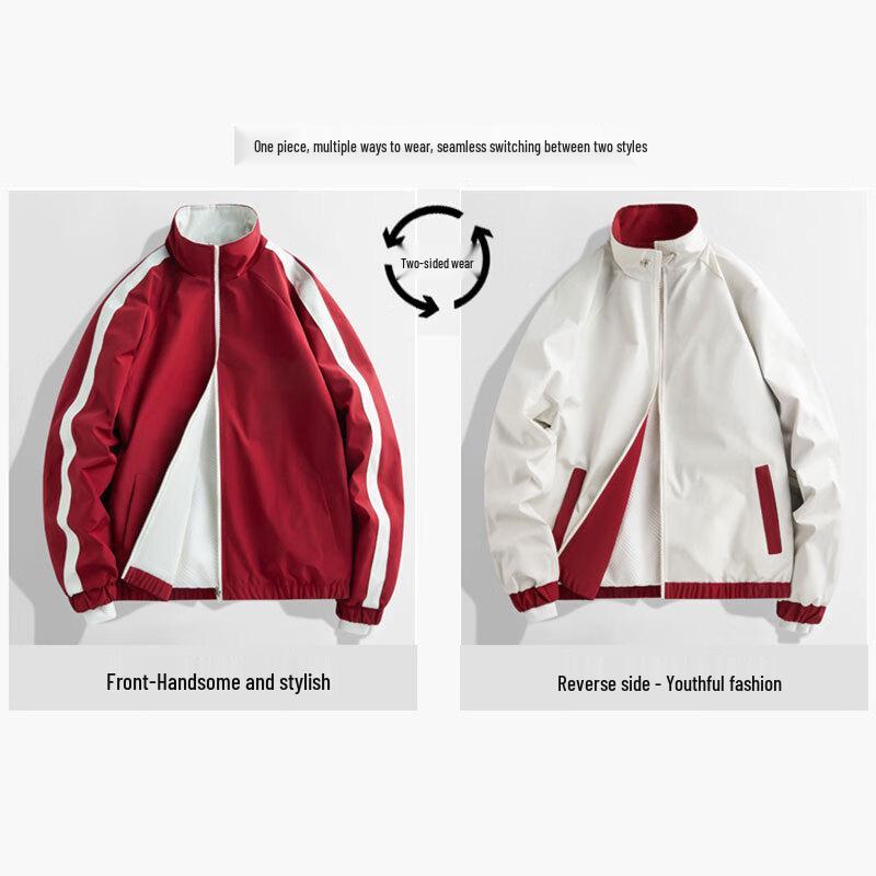 Men's Reversible Outdoor Windbreaker Jacket